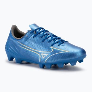 Pánské kopačky Mizuno α Select FG white/laser blue/gold