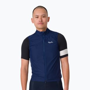 Pánská cyklistická vesta Rapha Core Gilet Navy/White