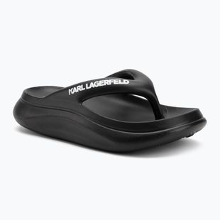 Dámské žabky KARL LAGERFELD Skoona II Hotel Thong black rubber