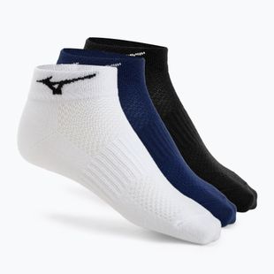 Ponožky  Mizuno Training Mid 3 páry white / black / estate blue