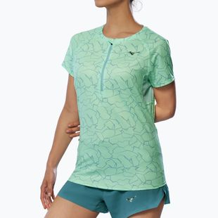 Dámské běžecké tričko Mizuno Graphic Trail Tee neo mint