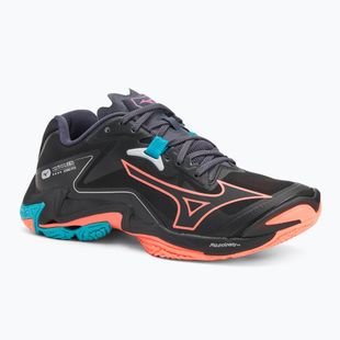 Volejbalové boty  Mizuno Wave Lightning Z8 black/neon flame/peacock blue