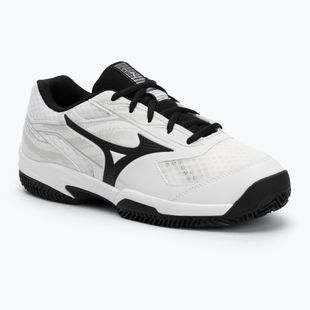 Pánské tenisové boty Mizuno Break Shot 5 CC white/ black/ harbor mist