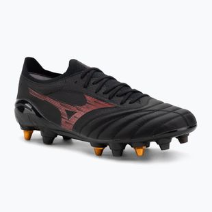 Pánské kopačky Mizuno Morelia Neo IV Beta Elite Mix SG black/morelia 40th red/black