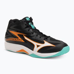 Volejbalové boty Mizuno Thunder Blade Z Mid black/tangelo/ice green