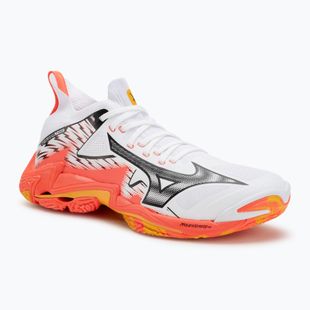 Volejbalové boty Mizuno Wave Lightning Neo 3 white/fiery coral 2/citrus