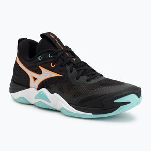Volejbalové boty Mizuno Wave Momentum Elite black/tangelo/ice green