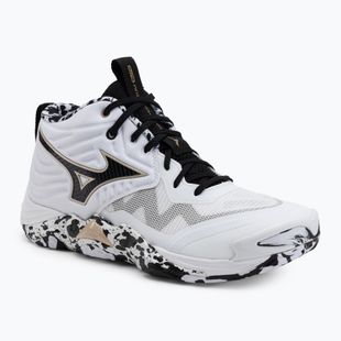 Volejbalové boty Mizuno Wave Momentum Elite Mid white/black/ge gold