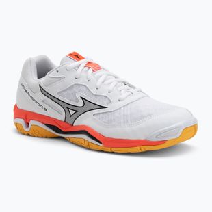 Házenkářské boty Mizuno Wave Phantom 3 white/fiery coral 2/citrus