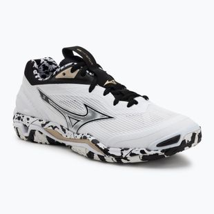 Boty na házenou Mizuno Wave Stealth 6 white/black/gold