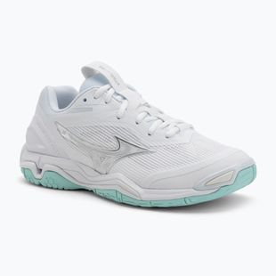 Dámské házenkářské boty Mizuno Wave Stealth 6 white/blue tint
