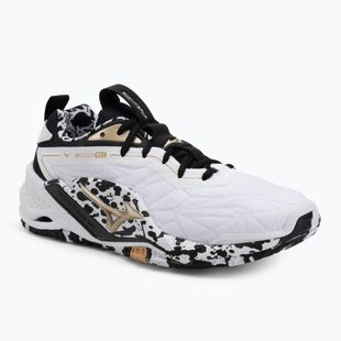 Boty na házenou Mizuno Wave Stealth Neo 2 white/black/gold