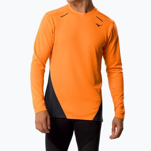 Pánské běžecké tričko Longsleeve Mizuno Tech Thermal Charge tangelo