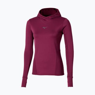 Dámská běžecká mikina Mizuno Active Warm Hooded dark purple