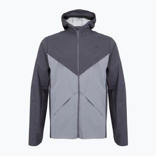 Pánská běžecká bunda Mizuno Tech Thermal Charge Hooded quiksilver