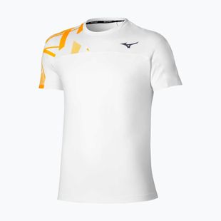 Pánské tenisové tričko Mizuno Daybreakers Shadow white/citrus