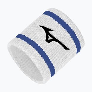 Náramek z froté Mizuno Wristband Short With Line 6P white/ultramarine