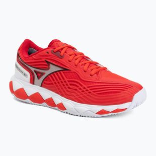 Tenisové boty Mizuno Wave Enforce Tour 2 CC fiery red/white/sun-dried toma