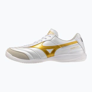 Kopačky Mizuno Morelia Sala Elite IN White/Football Gold/Galaxy Silver