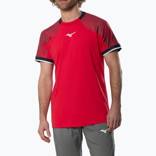 Pánské tričko Mizuno Stargazer Shadow Tee fiery red