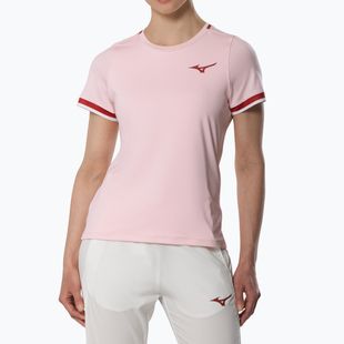 Dámské tenisové tričko Mizuno Stargazer Tee pinkesque