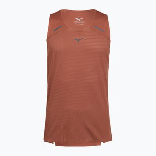 Pánské běžecké tričko Mizuno Tech Light Tank copper brown