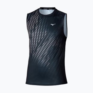 Pánské běžecké tričko Mizuno Core Graphic Sleeveless black/gray