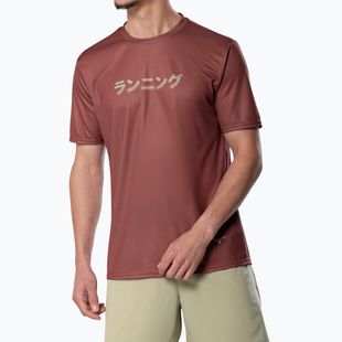 Pánské běžecké tričko Mizuno Core Graphic Tee copper brown