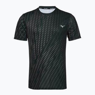 Pánské běžecké tričko Mizuno Core Graphic Tee black/gray