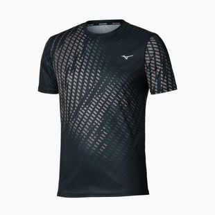 Pánské běžecké tričko Mizuno Core Graphic Tee black/gray