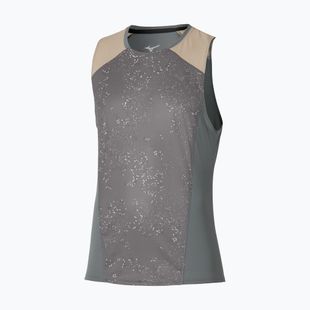 Pánské běžecké tílko Mizuno Active DryAeroFlow Graphic Tank Top lava smoke