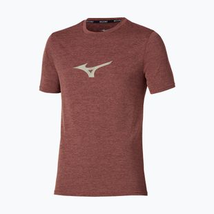 Pánské běžecké tričko Mizuno Core Runbird Tee copper brown