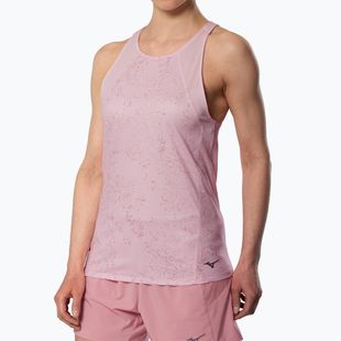 Dámské běžecké tričko Mizuno Active DryAeroFlow Graphic Tank Top pinkesque