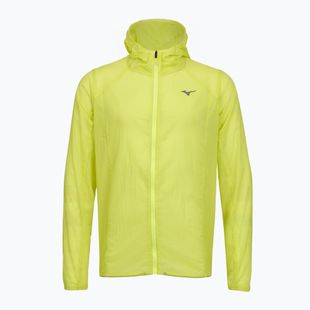 Pánská běžecká bunda Mizuno Tech Light Hooded lightning yellow