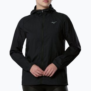 Dámská běžecká bunda  Mizuno Tech Light Hooded Jacket black