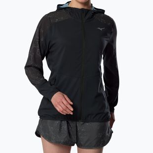 Dámská běžecká bunda Mizuno Active Alpha Hooded black
