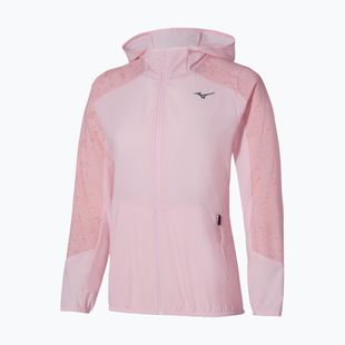 Dámská běžecká bunda Mizuno Active Alpha Hooded pinkesque