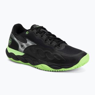 Boty na padel Mizuno Wave Enforce Court Padel black/foliage green/glowing ap