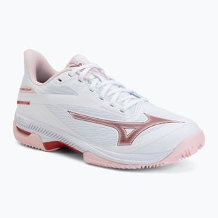 Dámské tenisové boty Mizuno Wave Exceed Court CC W white/pinkesque/barbados cherr