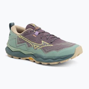 Dámské běžecké boty Mizuno Wave Daichi 9 granite green/fortune yellow