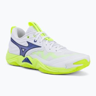 Volejbalové boty Mizuno Wave Momentum Elite white/lightning yellow/dazzling blue