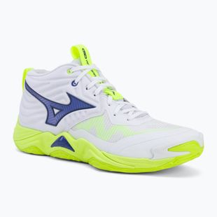 Volejbalové boty Mizuno Wave Momentum Elite Mid white/lightning yellow/dazzling blue