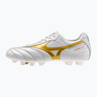 Kopačky Mizuno Morelia II Japan FG white/football gold/galaxy silver