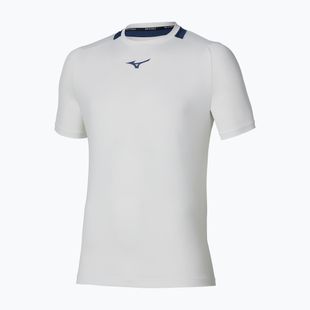 Pánské tenisové tričko Mizuno Tennis Core Short Sleeve Tee white/insignia blue