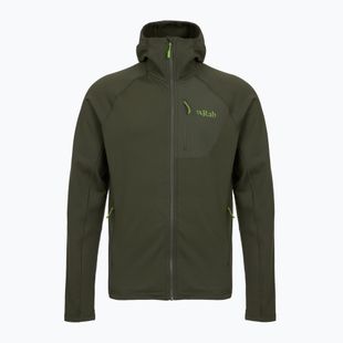 Pánská mikina Rab Superflux Hoody army QFE-89