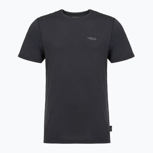 Pánské tričko Rab Ridge Tee ebony