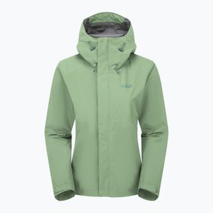 Dámská nepromokavá bunda Rab Downpour fig green