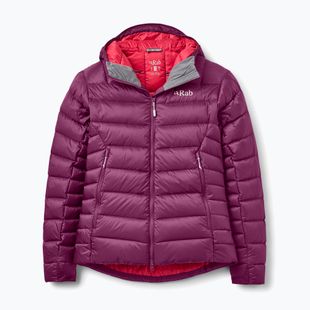 Dámská péřová bunda Rab Electron Pro Hoody mulberry