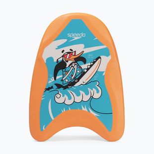 Plavecká deska Speedo Turtle Printed Float chima azure blue/fluro orange