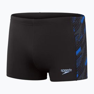 Plavecké boxerky Speedo Hyperboom black/curious blue/true cobalt
